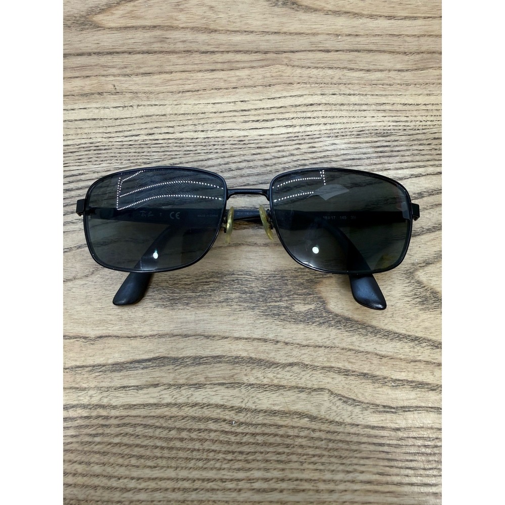 Ray-Ban RB3529 006/71 Sunglasses Frame Only Matte Gunmetal Rectangular 58/17